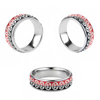 New Zealand Mangopare Kowhaiwhai Motif Classic Ring - Polynesian Pride