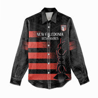 Custom New Caledonia Football Women Casual Shirt Allez Les Cagous Polynesian Pattern LT14 - Polynesian Pride
