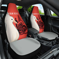 Custom Nouvelle-Caledonie Football Car Seat Cover Allez Les Cagous Simple Style LT14 One Size Red - Polynesian Pride