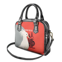 Custom Nouvelle-Caledonie Football Shoulder Handbag Allez Les Cagous Simple Style