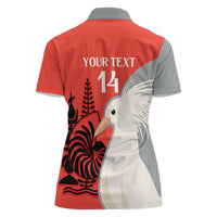 Custom Nouvelle-Caledonie Football Women Polo Shirt Allez Les Cagous Simple Style LT14 - Polynesian Pride