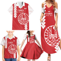 Custom Tahiti Football Family Matching Summer Maxi Dress and Hawaiian Shirt Go Toa Aito LT14 - Polynesian Pride