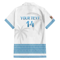 Custom Fiji Tapa Football Family Matching Off The Shoulder Long Sleeve Dress and Hawaiian Shirt Go Bula Boy! LT14 - Polynesian Pride