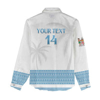 Custom Fiji Tapa Football Women Casual Shirt Go Bula Boy! LT14 - Polynesian Pride