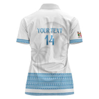 Custom Fiji Tapa Football Women Polo Shirt Go Bula Boy! LT14 - Polynesian Pride