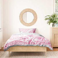 Pink White Polynesia Floral Sea Turtle Bedding Set - Polynesian Pride