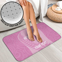 Custom New Zealand Silver Fern Rugby 2025 Bathroom Set All Black Aotearoa Maori Pink LT14 - Polynesian Pride