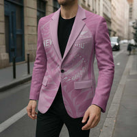 Custom New Zealand Silver Fern Rugby 2025 Blazer All Black Aotearoa Maori Pink LT14 - Polynesian Pride