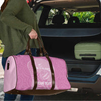 Custom New Zealand Silver Fern Rugby 2025 Travel Bag All Black Aotearoa Maori Pink LT14 - Polynesian Pride