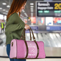 Custom New Zealand Silver Fern Rugby 2025 Travel Bag All Black Aotearoa Maori Pink LT14 - Polynesian Pride