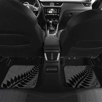 Custom New Zealand Silver Fern Rugby 2025 Car Mats Go Champions Aotearoa Maori Black LT14 Set 2pcs - Back Black - Polynesian Pride