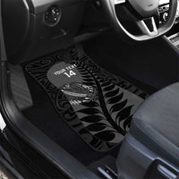 Custom New Zealand Silver Fern Rugby 2025 Car Mats Go Champions Aotearoa Maori Black LT14 - Polynesian Pride
