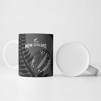 Custom New Zealand Silver Fern Rugby 2025 Ceramic Mug Go Champions Aotearoa Maori Black LT14 - Polynesian Pride