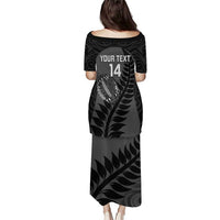 Custom New Zealand Silver Fern Rugby 2025 Puletasi Go Champions Aotearoa Maori Black LT14 - Polynesian Pride