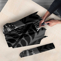 Custom New Zealand Silver Fern Rugby 2025 Umbrella Go Champions Aotearoa Maori Black LT14 - Polynesian Pride