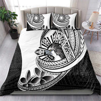 Philippines Eagle Sun Bedding Set Filipino Agila Polynesian Tattoo Black Color LT14 - Polynesian Pride