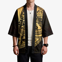 Philippines Eagle Sun Kimono Filipino Agila Polynesian Tattoo Gold Color