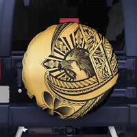 Philippines Eagle Sun Spare Tire Cover Filipino Agila Polynesian Tattoo Gold Color