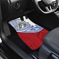 Philippines Eagle Sun Car Mats Filipino Agila Polynesian Tattoo Flag Color