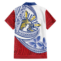 Philippines Eagle Sun Family Matching Off The Shoulder Long Sleeve Dress and Hawaiian Shirt Filipino Agila Polynesian Tattoo Flag Color LT14 - Polynesian Pride