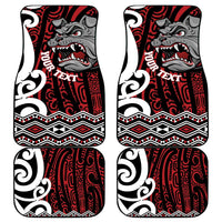 Personalised Aotearoa Bulldog Car Mats New Zealand Maori Taniko Art LT14 - Polynesian Pride