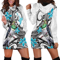 Aotearoa Te Ika-a-Maui Hoodie Dress South Island Kekeru Maori Koru LT14 - Polynesian Pride