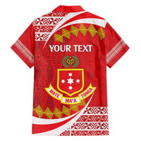 Personalised Kolisi Tonga College Atele Family Matching Puletasi and Hawaiian Shirt Mate Maa Tonga 142 Years Anniversary LT14 - Polynesian Pride