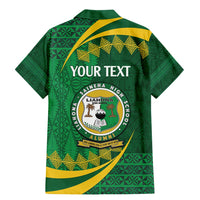Personalised Tonga Liahona-Saineha High School Family Matching Mermaid Dress and Hawaiian Shirt Happy 76 Years Anniversary LT14 - Polynesian Pride
