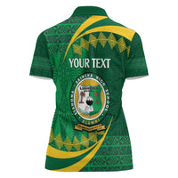 Personalised Tonga Liahona-Saineha High School Women Polo Shirt Happy 76 Years Anniversary LT14 - Polynesian Pride