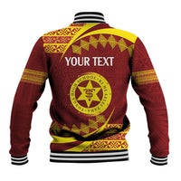 Personalised Tonga High School Baseball Jacket Happy 77 Years Anniversary