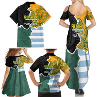 Personalised Rugby 2025 Championship Family Matching Summer Maxi Dress and Hawaiian Shirt Southern Hemisphere Countries Mascots LT14 - Polynesian Pride