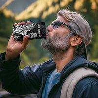 New Zealand and Wales Rugby Custom 4 in 1 Can Cooler Tumbler Aotearoa All Black Combine Welsh Dragon LT14 - Polynesian Pride