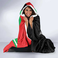 New Zealand and Wales Rugby Custom Hooded Blanket Aotearoa All Black Combine Welsh Dragon LT14 - Polynesian Pride