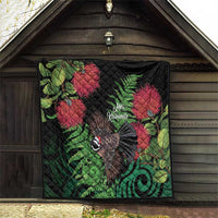 Meri Kirihimete New Zealand Quilt Piwakawaka Koru Fern Mix Pohutukawa LT14 - Polynesian Pride