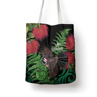 Meri Kirihimete New Zealand Tote Bag Piwakawaka Koru Fern Mix Pohutukawa LT14 - Polynesian Pride