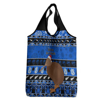 New Zealand Christmas Grocery Bag Aotearoa Kiwi Meri Kirihimete Blue Version LT14 - Polynesian Pride