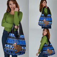 New Zealand Christmas Grocery Bag Aotearoa Kiwi Meri Kirihimete Blue Version LT14 - Polynesian Pride