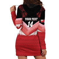 Custom Mate Maa Tonga XIII Hoodie Dress Tongan Kupesi Ngatu - Rugby Style LT14 - Polynesian Pride