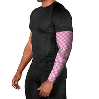 Pink Aloha Hawaii Shell Lei Arm Sleeves Palaka Hebrew Cone Honey Cowrie Elegant Curves - Polynesian Pride