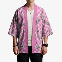 Pink Aloha Hawaii Shell Lei Kimono Palaka Hebrew Cone Honey Cowrie Elegant Curves - Polynesian Pride