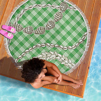 Green Aloha Hawaii Shell Lei Beach Blanket Palaka Hebrew Cone Honey Cowrie Elegant Curves - Polynesian Pride