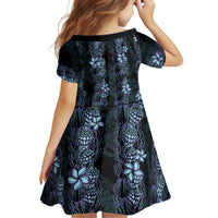 Purple Paradise Hawaii Shell Lei Family Matching Summer Maxi Dress and Hawaiian Shirt Hawaiian Sunrise Shell Hebrew Cone Plumeria LT14 - Polynesian Pride