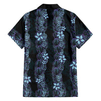 Purple Paradise Hawaii Shell Lei Family Matching Tank Maxi Dress and Hawaiian Shirt Hawaiian Sunrise Shell Hebrew Cone Plumeria LT14 - Polynesian Pride