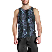 Purple Paradise Hawaii Shell Lei Men Tank Top Hawaiian Sunrise Shell Hebrew Cone Plumeria - Polynesian Pride