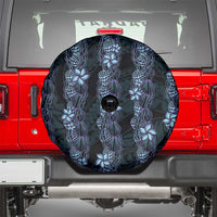 Purple Paradise Hawaii Shell Lei Spare Tire Cover Hawaiian Sunrise Shell Hebrew Cone Plumeria - Polynesian Pride