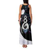 Aotearoa Pikorua Family Matching Tank Maxi Dress and Hawaiian Shirt NZ Twist - Bond And Love LT14 - Polynesian Pride