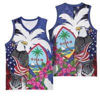 United States Guam Basketball Jersey USA Eagle Guahan Seal Bougainvillea LT14 - Polynesian Pride