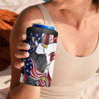 United States Guam 4 in 1 Can Cooler Tumbler USA Eagle Guahan Seal Bougainvillea LT14 - Polynesian Pride