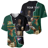Personalised New Zealand And South Africa Rugby Baseball Jersey 2024 All Black Springboks Mascots Together LT14 - Polynesian Pride