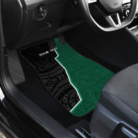 Personalised New Zealand And South Africa Rugby Car Mats 2024 All Black Springboks Mascots Together LT14 - Polynesian Pride